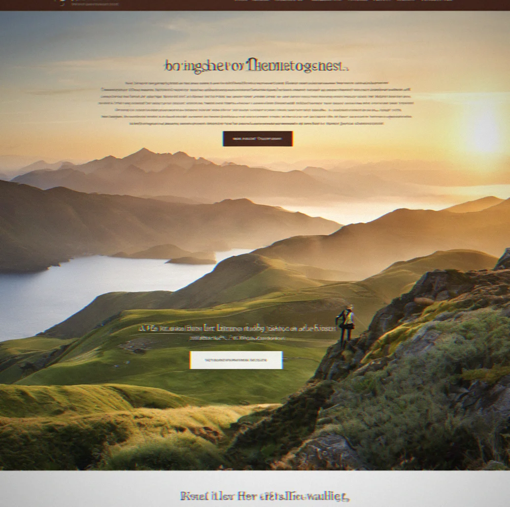 Clean, professional website homepage for a B2B consulting firm with a dramatic hero image that immediately communicates their value