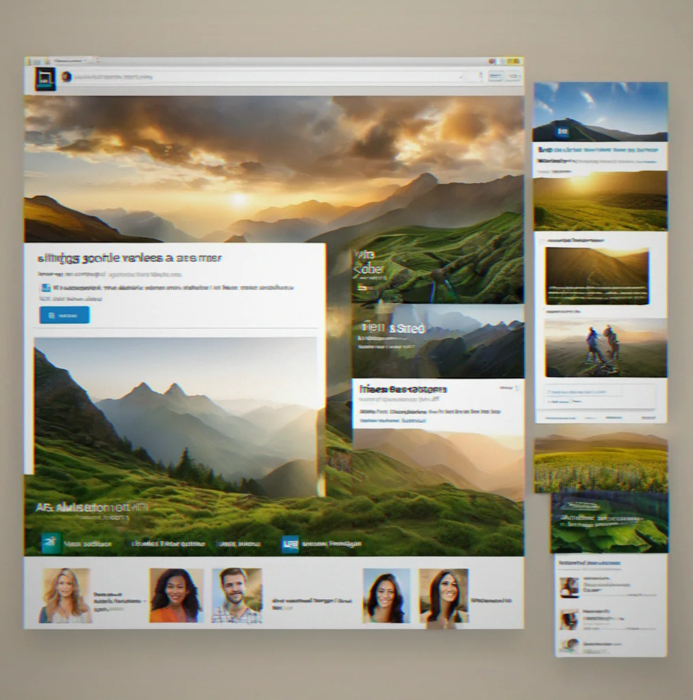 LinkedIn profile header and posts that feel cohesiive and position them as someone worth listening to in their field