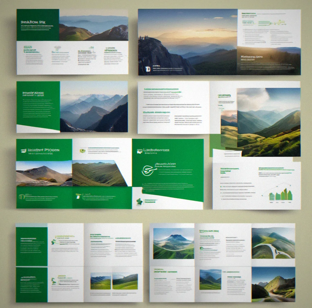 Professional pitch deck slides with cohesive visual design and strategic positioning narrative