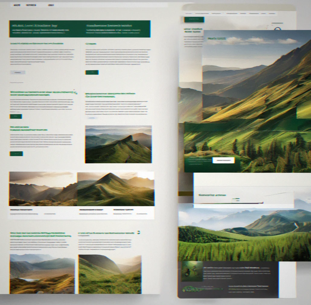 Case study page layour with client challenge, approach, and quantified results displayed with professional design