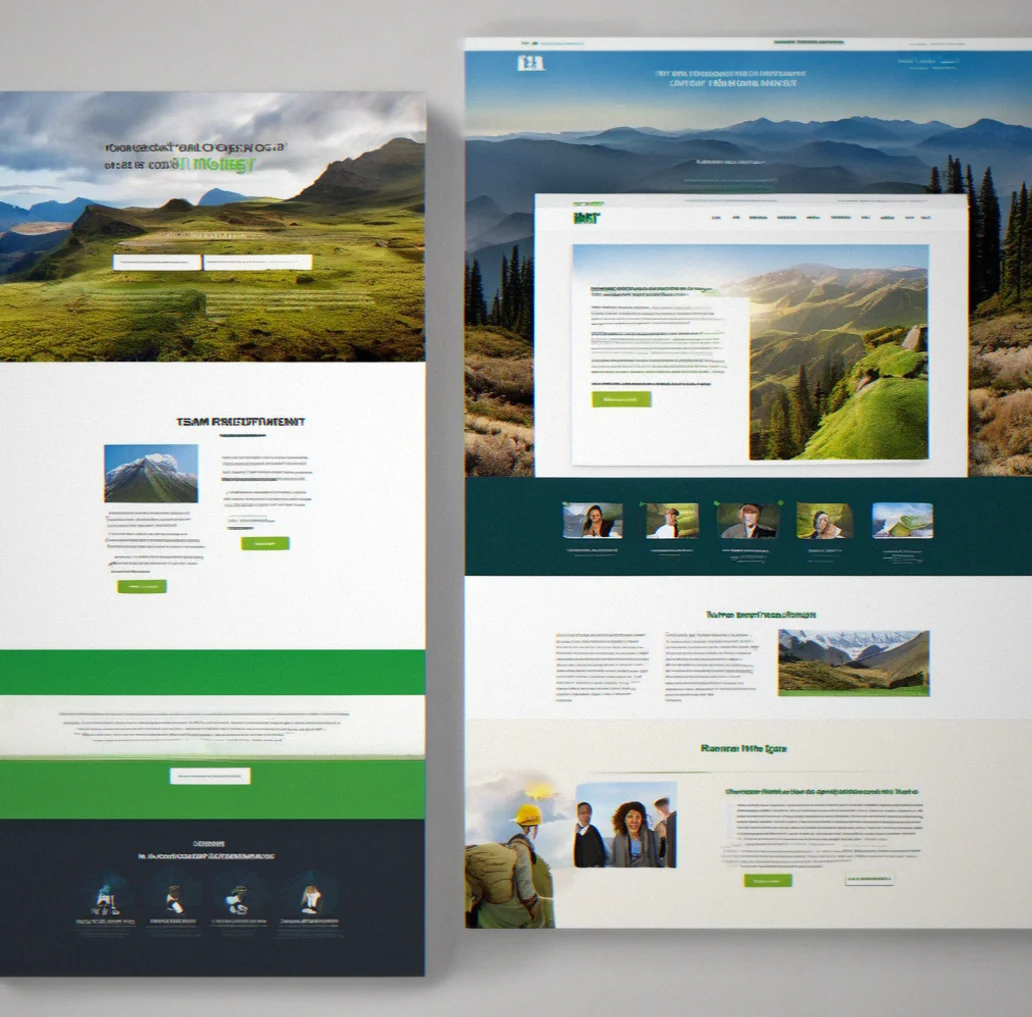 Team recruitment landing page featuring leadership credentials, company culture, and career opportunity positioning